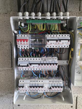 Tableau électrique et coffret de protection